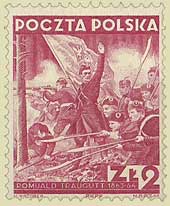 Рамуальд Траўгут (1826-1864) вядзе ў атаку касінераў